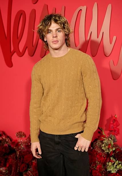 Jack Wright’s Camel Sweater Look