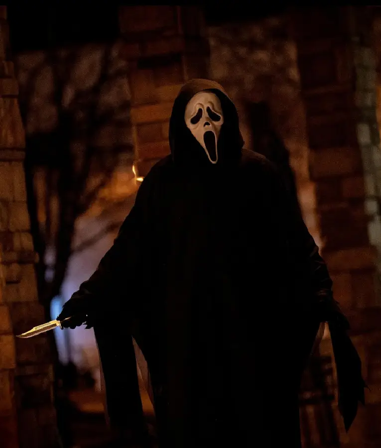Scream 2026 Ghost Hooded Costume look