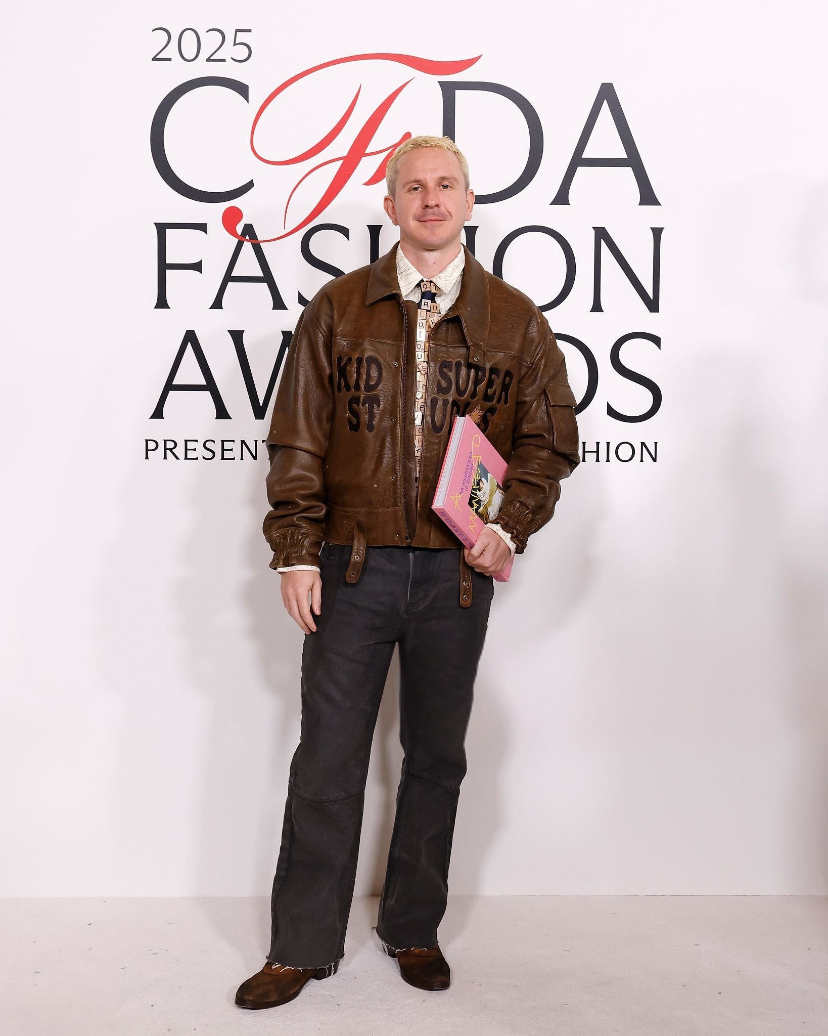 KidSuper’s Distressed Brown Leather Jacket Look  Breakdown