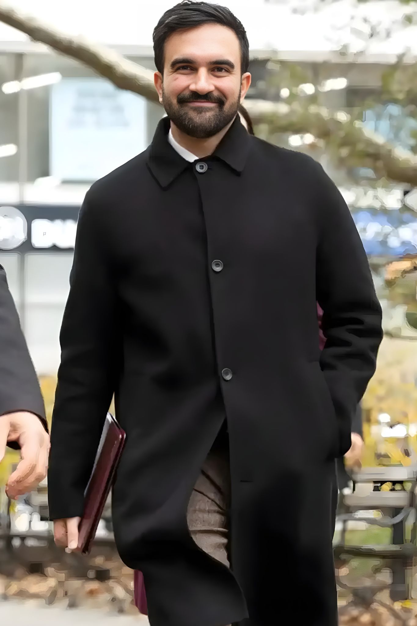 Zohran Mamdani Black Wool Coat Detailed Breakdown