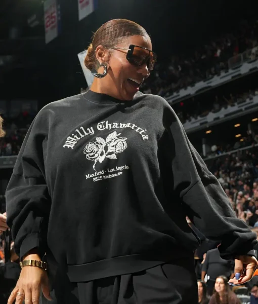 Queen Latifah Effortlessly Cool in Oversized Black Streetwear