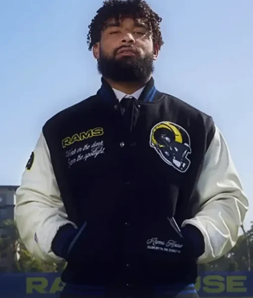 Kyren Williams Shoe Palace LA Rams Rivalries Varsity Jacket Breakdown