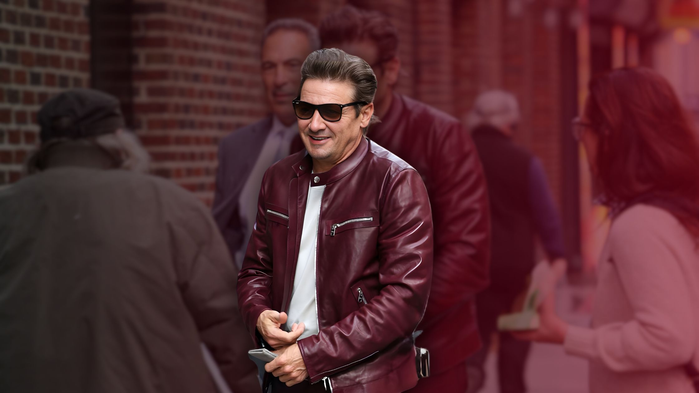 jeremy-renner-spotted-in-bold-maroon-leather-outfit-at-the-late-show-in-new-york-city-