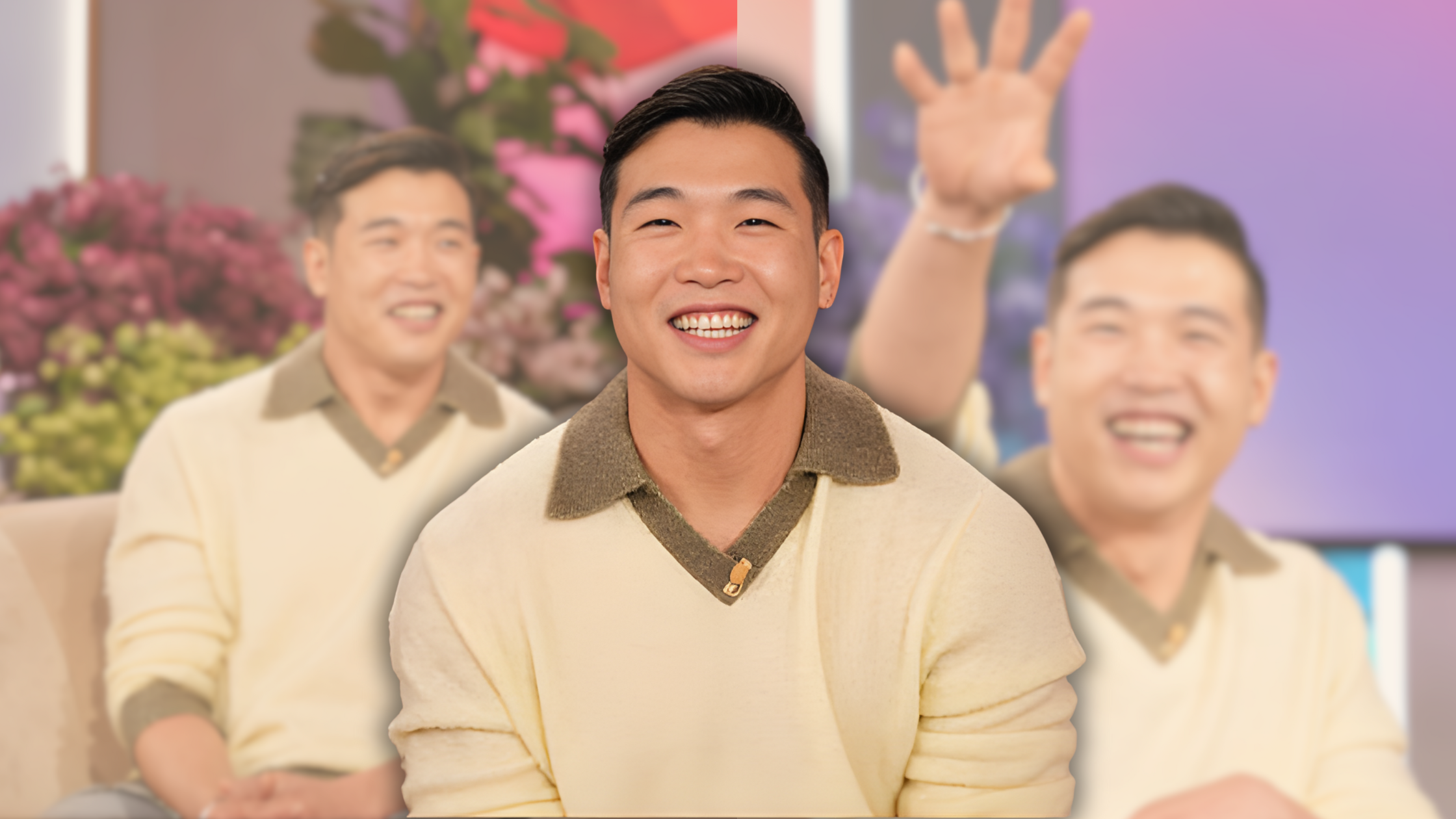 joel-kim-booster-the-jennifer-hudson-show-2025-look-cream--olive-streetwear-style