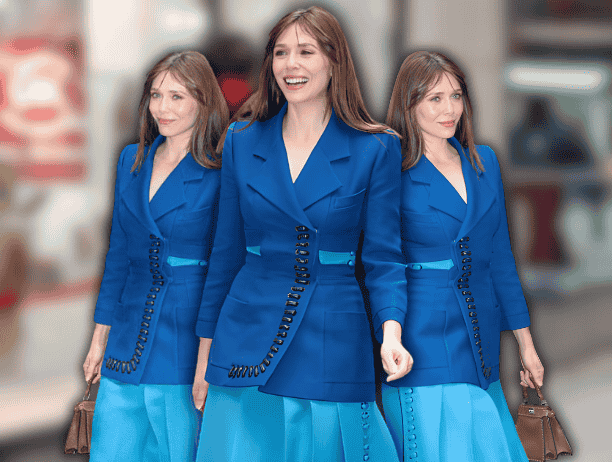 elizabeth-olsen-blue-two-tone-blazer-today-show-arrival-new-york-2025