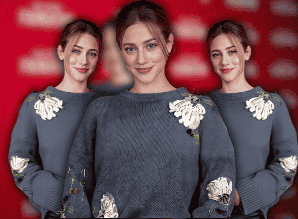 lili-reinhart-in-a-charcoal-floral-sweater-at-sag-aftra-foundation-conversations-presents-hal--harper