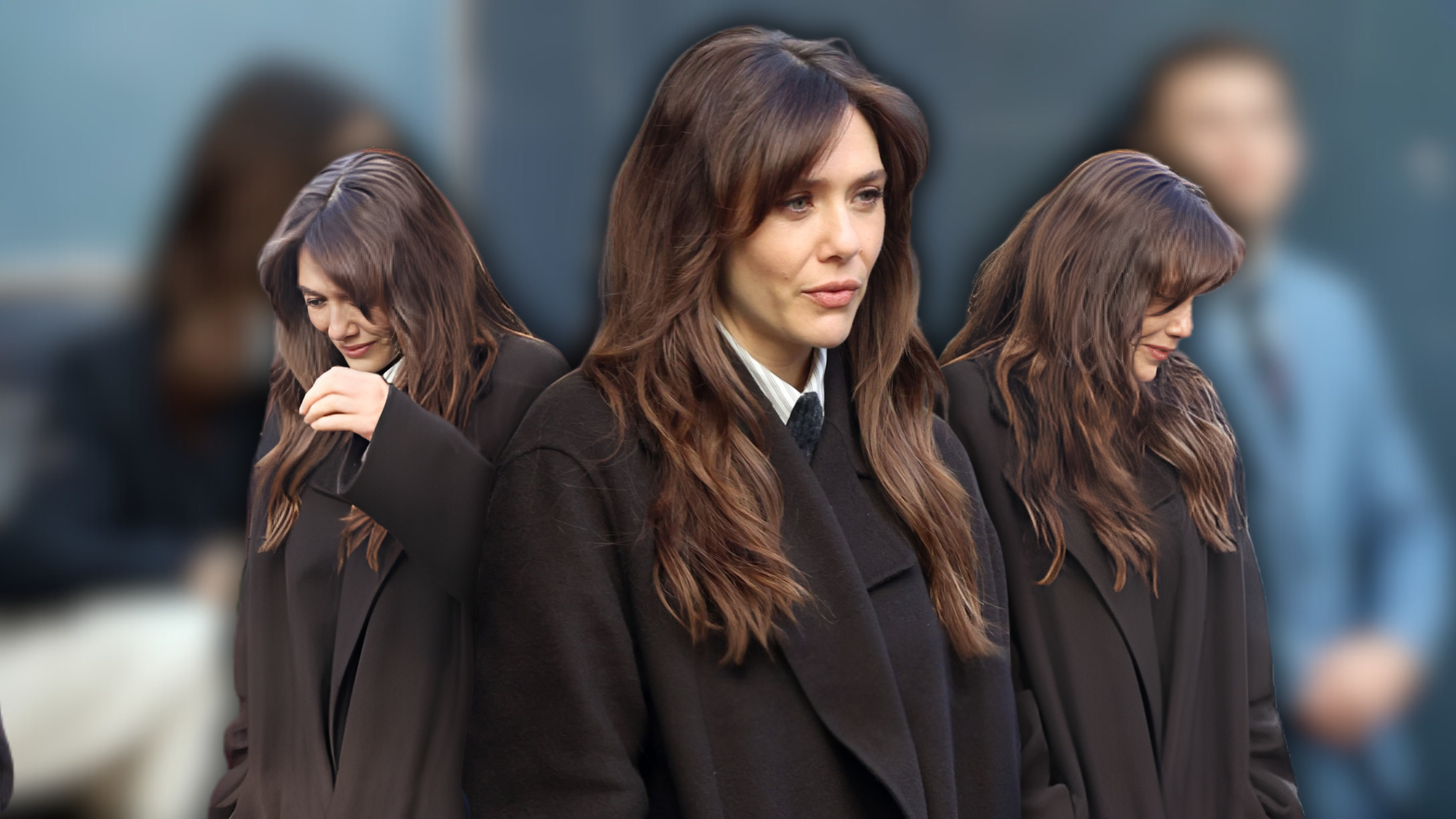 elizabeth-olsen-in-an-oversized-espresso-brown-wool-coat-at-the-london-celebrity-sightings