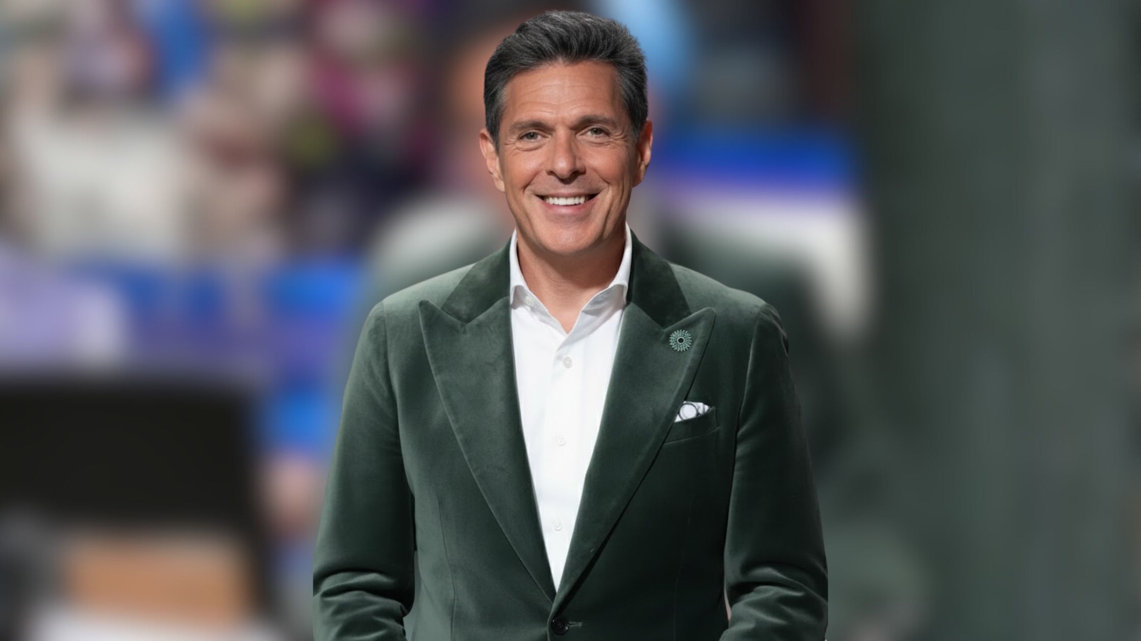 daniel-lubetzky-shark-tank-s17-olive-green-velvet-blazer-redefining-evening-style-and-sophistication